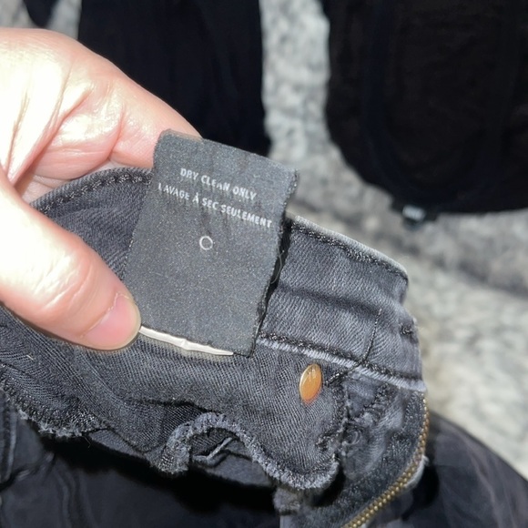 Hudson Black Skinny Jeans denim and spandex blend preowned no damage color wear - Picture 8 of 8